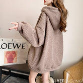 Cold Stay Away Warmy Hooded Long Hoodies